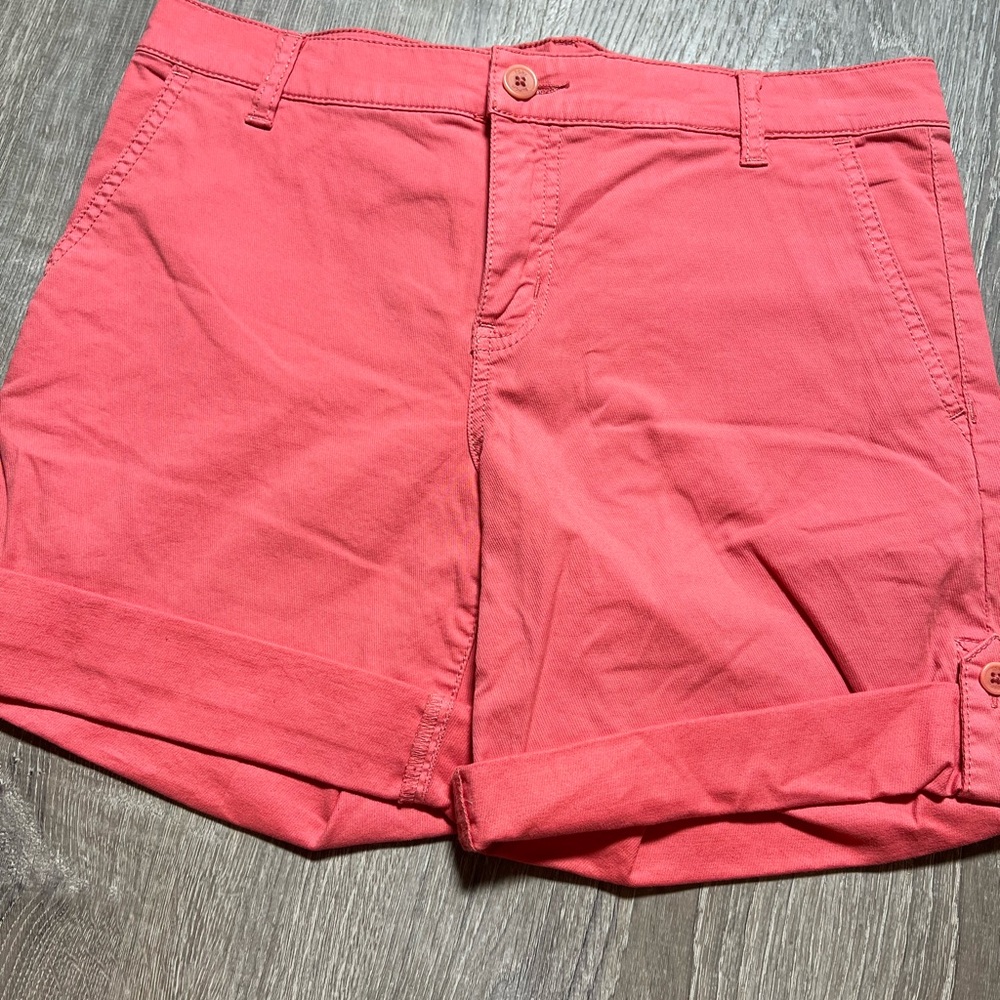NWT‎ Tory Burch Faded Spice Coral Shorts- 28
